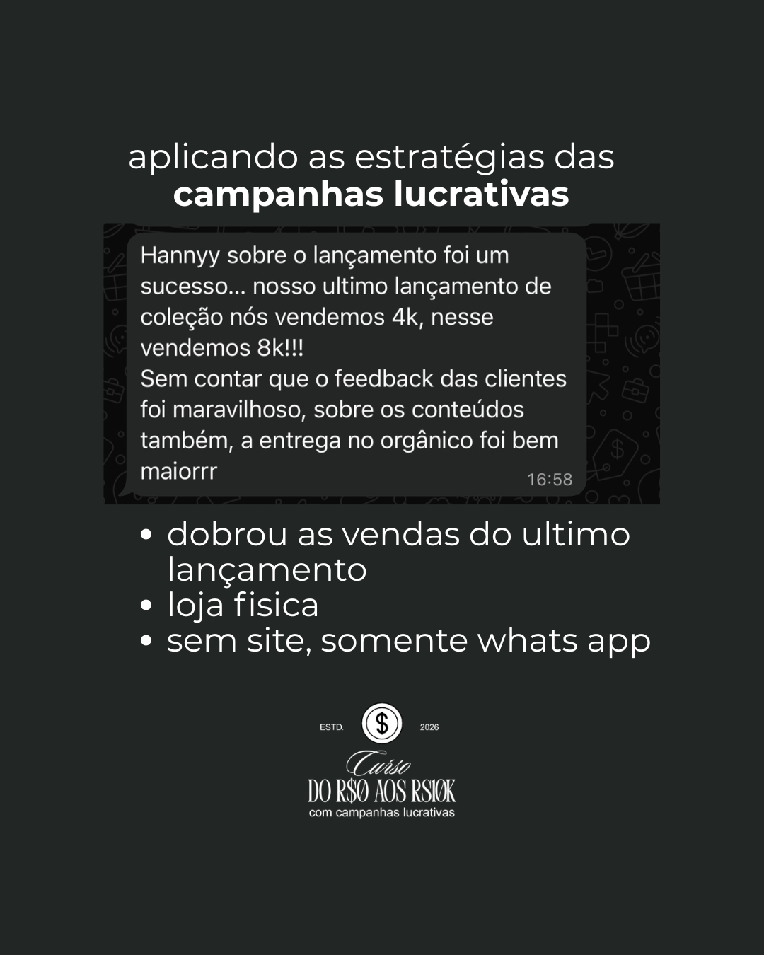 Depoimento de aluna 4